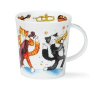 Dunoon Lomond Shape Mug 0.32 Litre Groovy Cats or Groovy Dogs (Groovy Cats)