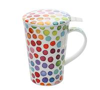 Dunoon Mug Tea Infuser (to use with tea,complete with metal strainer.) Hot Spot Design