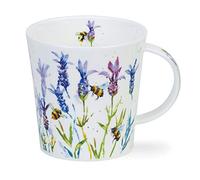 Dunoon Mugs Cairgorm Busy Bee's Fine Bone China Mug 0.32 Litre (Blue Lavender)