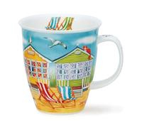 Dunoon Nevis 0.48L Fine Bone China Mug Waters Edge (Beach Hut)