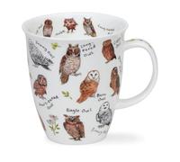 Dunoon Nevis Bird Life Owls 0.48 Litre Fine Bone China Mug