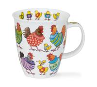 Dunoon Nevis Knitwits Hen 0.48 Litre Fine Bone China Mug