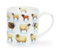 Dunoon Orkney 0.35 Litre Fine Bone China Mug ^On The Farm Farm Animals (Sheeo)
