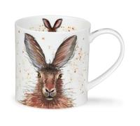 Dunoon Orkney Happy Hares 0.35Litre Fine Bone China Hare Design Mug
