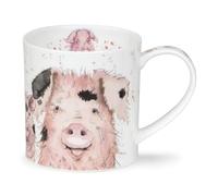 Dunoon Orkney Piggles 0.35Litre Fine Bone China Pig Design Mug