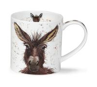 Dunoon Orkney Wonky Donkey 0.35Litre Fine Bone China Pig Design Mug