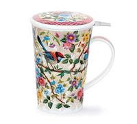 Dunoon SH-SATO-XX Satori Bone China Mug Lid and Infuser Set - Shetland Shape 0.44l