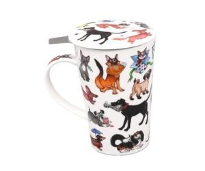 Dunoon Shetland Barking Mad 0.44 Litre Mug Infuser Set