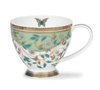 Dunoon Skye 0.45 Litre Fine Bone China Mug Estivale Green with Gold Detailing