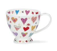 Dunoon Skye Shaped 0.45 Litre Mug Feel The Love Design