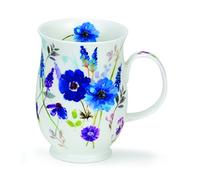 Dunoon Suffolk Fine Bone China Mug Collection-Floral Harmony Blue