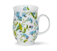 Dunoon Suffolk Forget Me Nots Blue 0.31Litre Fine Bone China Floral Mug Mug