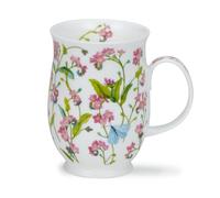Dunoon Suffolk Forget Me Nots Pink 0.31Litre Fine Bone China Floral Mug Mug