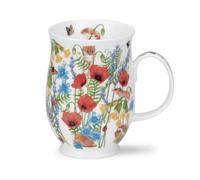 Dunoon Suffolk Hidden Garden Poppy 0.31Litre Fine Bone China Mug