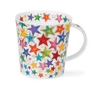 Dunoon Tea Cup Coffee Mug Dazzle Stars with Gold 0.3L Lomond