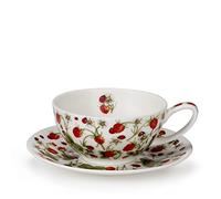 Dunoon Tea Cup & Sauce Set Dovedale Strawberry