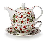 Dunoon Tea for One Set Dovedale Strawberries - Bone China, Tea Set, Teaware, 0.5L