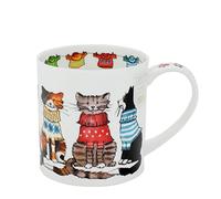 Dunoon Trendsetters Cat Bone China Mug Orkney Shape - 0.35l