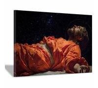 DunPei Christian Jesus Wall Art The glorious Jesus Canvas Prints Religious Wall Decor, Baptism Gifts, Serenity Prayer Wall Art for Bedroom, Prayer Room(multicolored)-30x45cm Framed