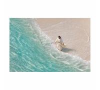 DunPei Christian Jesus Wall Art The Wise Jesus Canvas Prints Religious Wall Decor, Baptism Gifts, Serenity Prayer Wall Art for Bedroom, Prayer Room(multicolored)-30x45cm Unframed