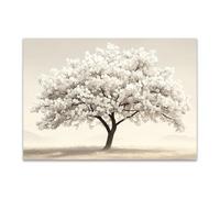 DunPei Tree of Life Large Canvas Wall Art, White tree landscape Tree Wall Art for Living Room Home - (White)