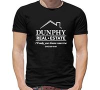 Dunphy Real Estate Mens T-Shirt - Funny - TV - Modern Family Black(X-Large)