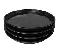 DUNPUTE 4 Pack 16 18 20 Inch Plant Saucer, Big Heavy Duty Plant Drainage Tray for Planter Pot, Plastic Plant Dishes Saucer Drip Water Trays for Potted Plants