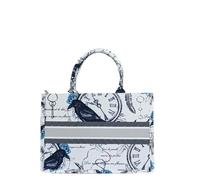 DUNSBY Beach Bag Customized European Style Top-Handle Bag Fashion Personality Single Shoulder Canvas Bag Large Capacity Tote Bag(I)