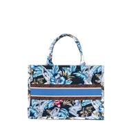 DUNSBY Beach Bag Customized European Style Top-Handle Bag Fashion Personality Single Shoulder Canvas Bag Large Capacity Tote Bag(G)