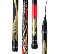 DUNSBY Fishing Rod Telescopic High Carbon Ultra Light Super Hard Pole 8M 9M 10M 11M 12M 13M 14M 15M 16M Long Section Fishing Rod (Size : 8m)