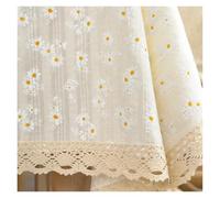 DUNSBY Floral Table Cloth Boho Style Daisy Tassels Floral Tablecloth,Tea Table Decoration,Rectangle Cover For Kitchen Dining Room Party Picnic(Color-06,140x300cm)