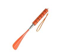 DUNSBY Shoe Horn 1 PC Shoe Accessories Plastic Long Shoehorn Lifter Curved Hook Design Lazy Man Shoes Portable(Champagne)