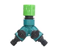 DUNSBY Tap Y Splitter Two Way Plastic Garden Water Hose Splitter Y Shape Water Pipe Connector Garden Tap Irrigation Pipe Adapter