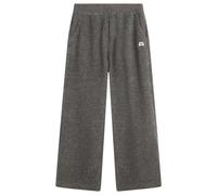 DUNST Women's Boucle Wide Leg Sweatpants Melange Grey