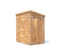 Dunster House Wooden Garden Shed 1.2m x 1.8m with 15mm Tongue & Groove, Pressure Treated Timber, Pent Roof, Overlord Modular