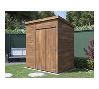 Dunster House Garden Shed 1.8m x 1.2m 15mm Tongue & Groove Thick Walls & Pent Roof, Fully Pressure Treated Timber, Overlord Modular