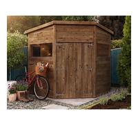 Dunster House Overlord Corner Shed W7' X D7' / W2.1M X D2.1M, Superfelt Included
