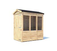 Dunster House Potting Shed Apex Roof W4' x D6' (W1.2m x D1.8m) Overlord Modular