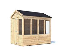 Dunster House Potting Shed Apex Roof W6' x D8' (W1.8m x D2.4m) Overlord Modular