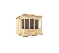 Dunster House Potting Shed Pent Roof W6' x D8' (W1.8m x D2.4m) Overlord Modular