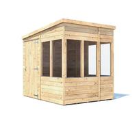 Dunster House Potting Shed Pent Roof W8' x D6' (W2.4 x D1.8m) Overlord Modular