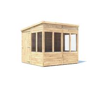 Dunster House Potting Shed Pent Roof W8' x D8' (W2.4 x D2.4m) Overlord Modular