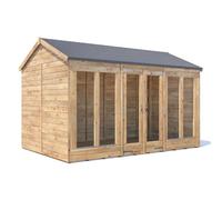 Dunster House Summerhouse 3.6m x 2.4m Modular Reverse Apex Fully Pressure Treated RagePanda