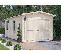 Dunster House Wooden Log Cabin Deore 3m x 5.5m Car Storage Shed