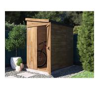 Dunster House Wooden Garden Shed 1.2m x 1.8m with 15mm Tongue & Groove, Pressure Treated Timber, Pent Roof, Overlord Modular
