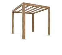 Dunster House Wooden Pergola Kit 2.5M X 2.5M Garden Plant Frame Patio Pressure Treated Terracube