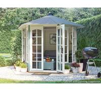Dunster House Wooden Summerhouse 2.5m x 2m Sun Room Vantage 250