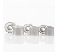 DUNU S&S Stage Studio Silicone Eartips S/M/L (3pairs) for Nozzle Diameter from 4mm-5.5mm for Stage Studio for MOONDROP ARIA,DUNU Titan S2 (S/M/L(Each Size 1 Pair))