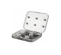 DUNU S&S Stage Studio Silicone Eartips S/M/L (3pairs) for Nozzle Diameter from 4mm-5.5mm for Stage Studio for MOONDROP ARIA,DUNU Titan S2 (XL(3 Pairs))