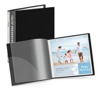 Dunwell 12x12 Presentation Binder, Folder with 12x12 Plastic Sleeves, 24 Sheet Protectors Display 48 Pages of Kids Artwork, Watercolors, 12 x 12 Photos, Use as Scrapbook Folder, Art Presentation Book